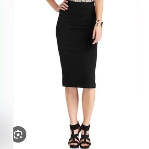 Vince Camuto Ponte Midi Skirt